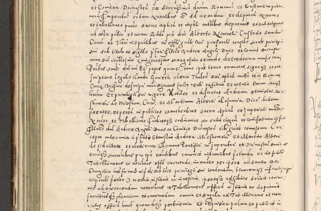 Zdjęcie nr 163 dla obiektu archiwalnego: Acta actorum causarum tam diffinitivarum quam interloquutoriarum sententiarum decretorum obligationum quietatorum constuorum pro reverendum coram Reverendo Domino Alberto Nininski Custode Sandecensis Canonico et Archipresbitero Viccarioque in Spiritualibus ac Officiali Generali Cracoviensis ad Annum Domini Millesimum Qumgentesimum Septuagentesimum Nonum cuius Judictio septima Pontificat SS. nostri Domini Gregory pp. tredecimi Anno septimo inchoantur faliciter