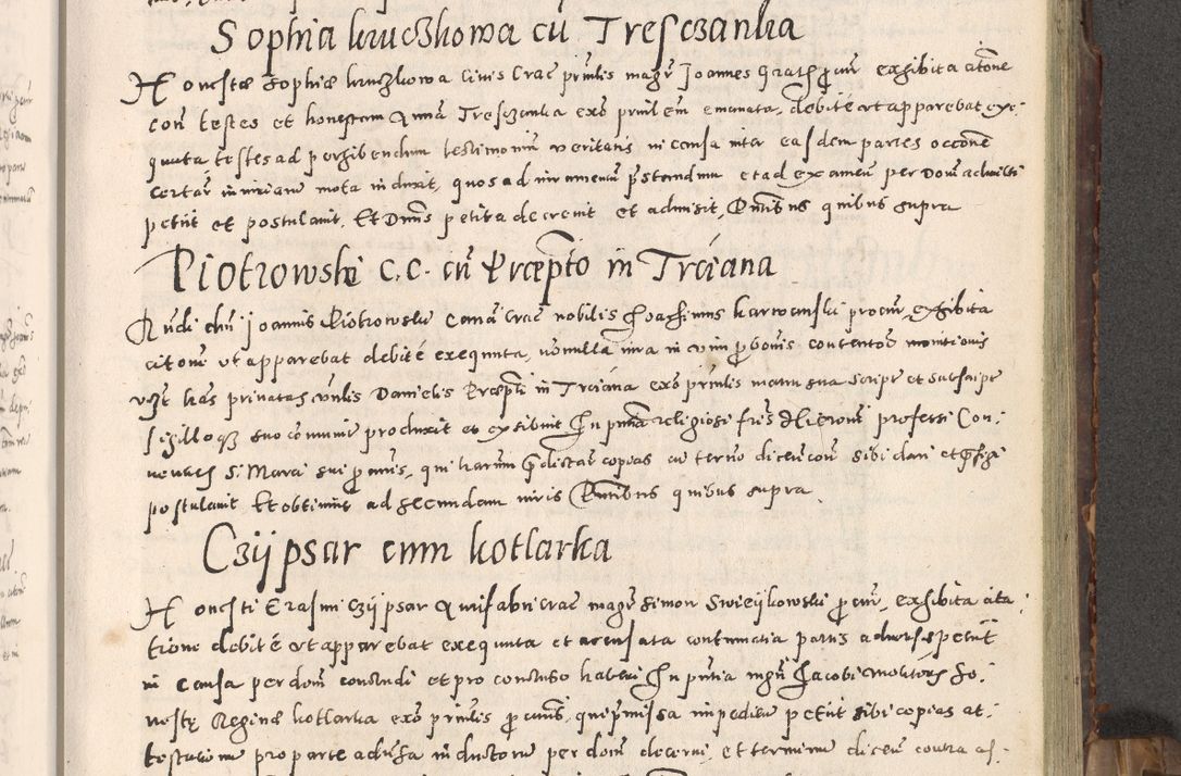 Zdjęcie nr 162 dla obiektu archiwalnego: Acta actorum causarum tam diffinitivarum quam interloquutoriarum sententiarum decretorum obligationum quietatorum constuorum pro reverendum coram Reverendo Domino Alberto Nininski Custode Sandecensis Canonico et Archipresbitero Viccarioque in Spiritualibus ac Officiali Generali Cracoviensis ad Annum Domini Millesimum Qumgentesimum Septuagentesimum Nonum cuius Judictio septima Pontificat SS. nostri Domini Gregory pp. tredecimi Anno septimo inchoantur faliciter
