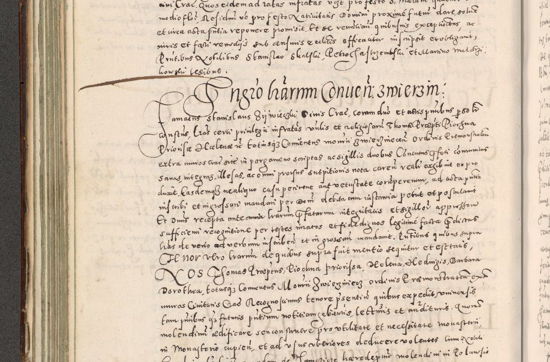 Zdjęcie nr 151 dla obiektu archiwalnego: Acta actorum causarum tam diffinitivarum quam interloquutoriarum sententiarum decretorum obligationum quietatorum constuorum pro reverendum coram Reverendo Domino Alberto Nininski Custode Sandecensis Canonico et Archipresbitero Viccarioque in Spiritualibus ac Officiali Generali Cracoviensis ad Annum Domini Millesimum Qumgentesimum Septuagentesimum Nonum cuius Judictio septima Pontificat SS. nostri Domini Gregory pp. tredecimi Anno septimo inchoantur faliciter
