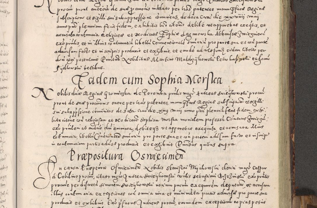 Zdjęcie nr 138 dla obiektu archiwalnego: Acta actorum causarum tam diffinitivarum quam interloquutoriarum sententiarum decretorum obligationum quietatorum constuorum pro reverendum coram Reverendo Domino Alberto Nininski Custode Sandecensis Canonico et Archipresbitero Viccarioque in Spiritualibus ac Officiali Generali Cracoviensis ad Annum Domini Millesimum Qumgentesimum Septuagentesimum Nonum cuius Judictio septima Pontificat SS. nostri Domini Gregory pp. tredecimi Anno septimo inchoantur faliciter