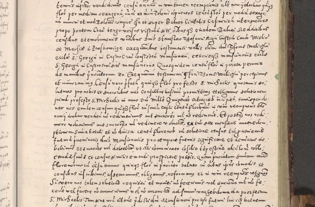 Zdjęcie nr 140 dla obiektu archiwalnego: Acta actorum causarum tam diffinitivarum quam interloquutoriarum sententiarum decretorum obligationum quietatorum constuorum pro reverendum coram Reverendo Domino Alberto Nininski Custode Sandecensis Canonico et Archipresbitero Viccarioque in Spiritualibus ac Officiali Generali Cracoviensis ad Annum Domini Millesimum Qumgentesimum Septuagentesimum Nonum cuius Judictio septima Pontificat SS. nostri Domini Gregory pp. tredecimi Anno septimo inchoantur faliciter