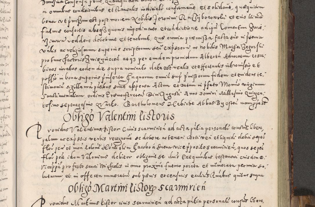 Zdjęcie nr 134 dla obiektu archiwalnego: Acta actorum causarum tam diffinitivarum quam interloquutoriarum sententiarum decretorum obligationum quietatorum constuorum pro reverendum coram Reverendo Domino Alberto Nininski Custode Sandecensis Canonico et Archipresbitero Viccarioque in Spiritualibus ac Officiali Generali Cracoviensis ad Annum Domini Millesimum Qumgentesimum Septuagentesimum Nonum cuius Judictio septima Pontificat SS. nostri Domini Gregory pp. tredecimi Anno septimo inchoantur faliciter
