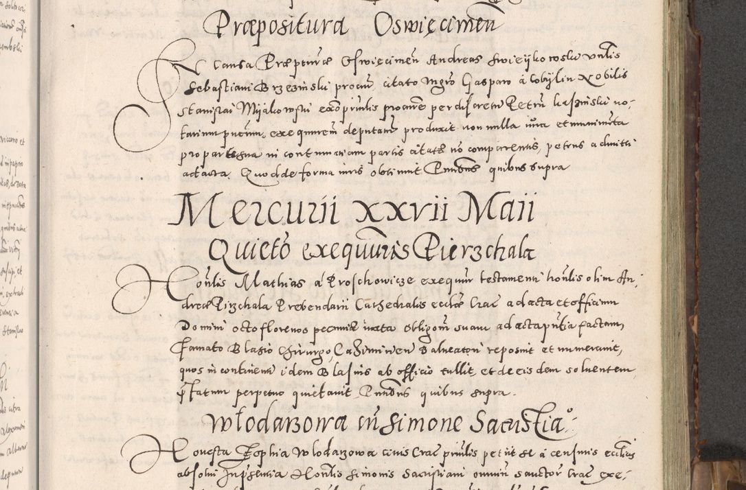 Zdjęcie nr 114 dla obiektu archiwalnego: Acta actorum causarum tam diffinitivarum quam interloquutoriarum sententiarum decretorum obligationum quietatorum constuorum pro reverendum coram Reverendo Domino Alberto Nininski Custode Sandecensis Canonico et Archipresbitero Viccarioque in Spiritualibus ac Officiali Generali Cracoviensis ad Annum Domini Millesimum Qumgentesimum Septuagentesimum Nonum cuius Judictio septima Pontificat SS. nostri Domini Gregory pp. tredecimi Anno septimo inchoantur faliciter