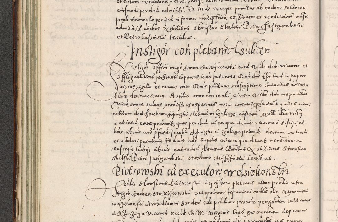 Zdjęcie nr 113 dla obiektu archiwalnego: Acta actorum causarum tam diffinitivarum quam interloquutoriarum sententiarum decretorum obligationum quietatorum constuorum pro reverendum coram Reverendo Domino Alberto Nininski Custode Sandecensis Canonico et Archipresbitero Viccarioque in Spiritualibus ac Officiali Generali Cracoviensis ad Annum Domini Millesimum Qumgentesimum Septuagentesimum Nonum cuius Judictio septima Pontificat SS. nostri Domini Gregory pp. tredecimi Anno septimo inchoantur faliciter