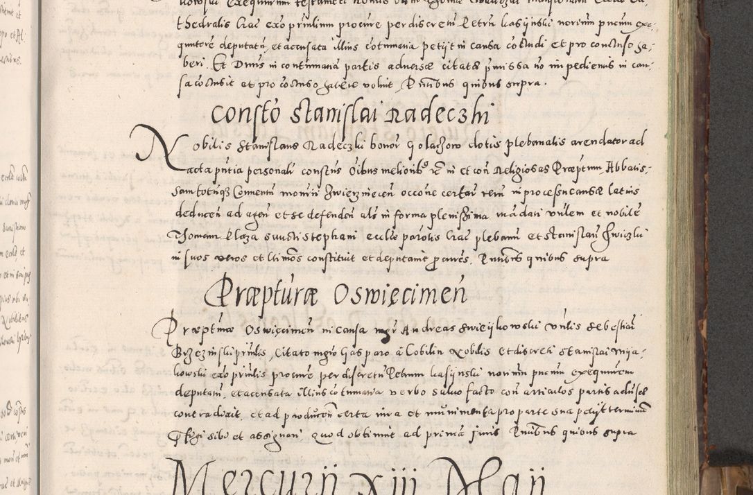 Zdjęcie nr 106 dla obiektu archiwalnego: Acta actorum causarum tam diffinitivarum quam interloquutoriarum sententiarum decretorum obligationum quietatorum constuorum pro reverendum coram Reverendo Domino Alberto Nininski Custode Sandecensis Canonico et Archipresbitero Viccarioque in Spiritualibus ac Officiali Generali Cracoviensis ad Annum Domini Millesimum Qumgentesimum Septuagentesimum Nonum cuius Judictio septima Pontificat SS. nostri Domini Gregory pp. tredecimi Anno septimo inchoantur faliciter