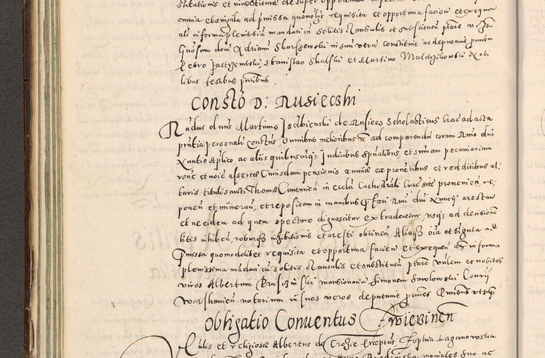 Zdjęcie nr 99 dla obiektu archiwalnego: Acta actorum causarum tam diffinitivarum quam interloquutoriarum sententiarum decretorum obligationum quietatorum constuorum pro reverendum coram Reverendo Domino Alberto Nininski Custode Sandecensis Canonico et Archipresbitero Viccarioque in Spiritualibus ac Officiali Generali Cracoviensis ad Annum Domini Millesimum Qumgentesimum Septuagentesimum Nonum cuius Judictio septima Pontificat SS. nostri Domini Gregory pp. tredecimi Anno septimo inchoantur faliciter