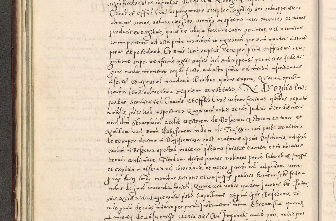Zdjęcie nr 83 dla obiektu archiwalnego: Acta actorum causarum tam diffinitivarum quam interloquutoriarum sententiarum decretorum obligationum quietatorum constuorum pro reverendum coram Reverendo Domino Alberto Nininski Custode Sandecensis Canonico et Archipresbitero Viccarioque in Spiritualibus ac Officiali Generali Cracoviensis ad Annum Domini Millesimum Qumgentesimum Septuagentesimum Nonum cuius Judictio septima Pontificat SS. nostri Domini Gregory pp. tredecimi Anno septimo inchoantur faliciter