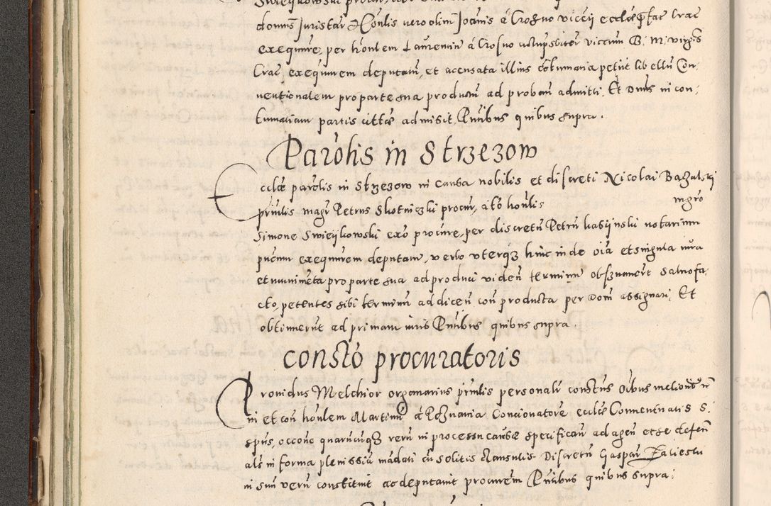 Zdjęcie nr 75 dla obiektu archiwalnego: Acta actorum causarum tam diffinitivarum quam interloquutoriarum sententiarum decretorum obligationum quietatorum constuorum pro reverendum coram Reverendo Domino Alberto Nininski Custode Sandecensis Canonico et Archipresbitero Viccarioque in Spiritualibus ac Officiali Generali Cracoviensis ad Annum Domini Millesimum Qumgentesimum Septuagentesimum Nonum cuius Judictio septima Pontificat SS. nostri Domini Gregory pp. tredecimi Anno septimo inchoantur faliciter