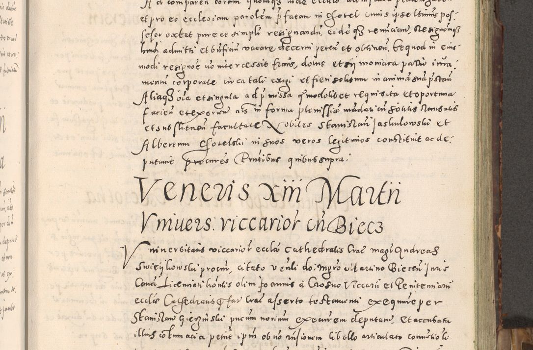 Zdjęcie nr 72 dla obiektu archiwalnego: Acta actorum causarum tam diffinitivarum quam interloquutoriarum sententiarum decretorum obligationum quietatorum constuorum pro reverendum coram Reverendo Domino Alberto Nininski Custode Sandecensis Canonico et Archipresbitero Viccarioque in Spiritualibus ac Officiali Generali Cracoviensis ad Annum Domini Millesimum Qumgentesimum Septuagentesimum Nonum cuius Judictio septima Pontificat SS. nostri Domini Gregory pp. tredecimi Anno septimo inchoantur faliciter