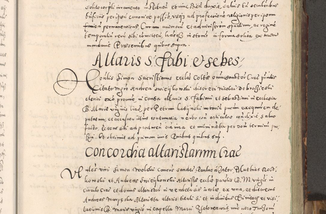 Zdjęcie nr 70 dla obiektu archiwalnego: Acta actorum causarum tam diffinitivarum quam interloquutoriarum sententiarum decretorum obligationum quietatorum constuorum pro reverendum coram Reverendo Domino Alberto Nininski Custode Sandecensis Canonico et Archipresbitero Viccarioque in Spiritualibus ac Officiali Generali Cracoviensis ad Annum Domini Millesimum Qumgentesimum Septuagentesimum Nonum cuius Judictio septima Pontificat SS. nostri Domini Gregory pp. tredecimi Anno septimo inchoantur faliciter