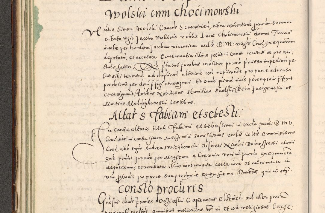 Zdjęcie nr 89 dla obiektu archiwalnego: Acta actorum causarum tam diffinitivarum quam interloquutoriarum sententiarum decretorum obligationum quietatorum constuorum pro reverendum coram Reverendo Domino Alberto Nininski Custode Sandecensis Canonico et Archipresbitero Viccarioque in Spiritualibus ac Officiali Generali Cracoviensis ad Annum Domini Millesimum Qumgentesimum Septuagentesimum Nonum cuius Judictio septima Pontificat SS. nostri Domini Gregory pp. tredecimi Anno septimo inchoantur faliciter