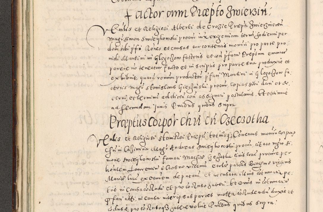 Zdjęcie nr 73 dla obiektu archiwalnego: Acta actorum causarum tam diffinitivarum quam interloquutoriarum sententiarum decretorum obligationum quietatorum constuorum pro reverendum coram Reverendo Domino Alberto Nininski Custode Sandecensis Canonico et Archipresbitero Viccarioque in Spiritualibus ac Officiali Generali Cracoviensis ad Annum Domini Millesimum Qumgentesimum Septuagentesimum Nonum cuius Judictio septima Pontificat SS. nostri Domini Gregory pp. tredecimi Anno septimo inchoantur faliciter