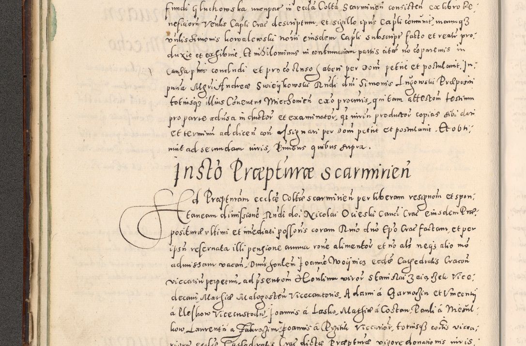 Zdjęcie nr 63 dla obiektu archiwalnego: Acta actorum causarum tam diffinitivarum quam interloquutoriarum sententiarum decretorum obligationum quietatorum constuorum pro reverendum coram Reverendo Domino Alberto Nininski Custode Sandecensis Canonico et Archipresbitero Viccarioque in Spiritualibus ac Officiali Generali Cracoviensis ad Annum Domini Millesimum Qumgentesimum Septuagentesimum Nonum cuius Judictio septima Pontificat SS. nostri Domini Gregory pp. tredecimi Anno septimo inchoantur faliciter