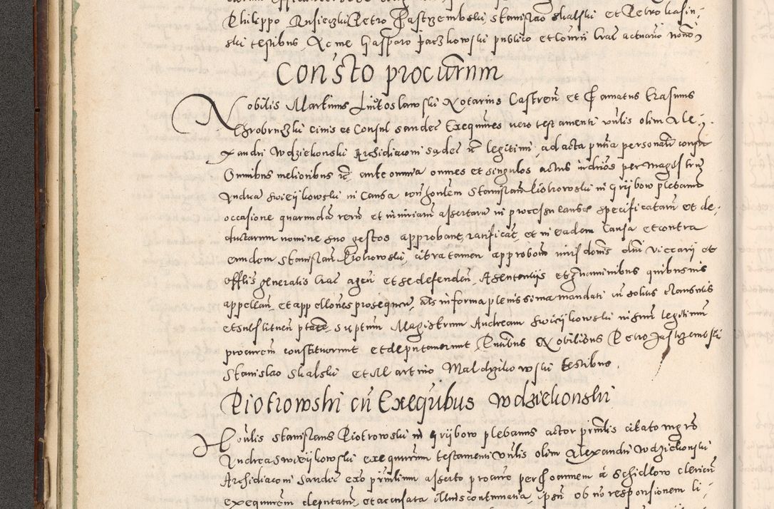Zdjęcie nr 55 dla obiektu archiwalnego: Acta actorum causarum tam diffinitivarum quam interloquutoriarum sententiarum decretorum obligationum quietatorum constuorum pro reverendum coram Reverendo Domino Alberto Nininski Custode Sandecensis Canonico et Archipresbitero Viccarioque in Spiritualibus ac Officiali Generali Cracoviensis ad Annum Domini Millesimum Qumgentesimum Septuagentesimum Nonum cuius Judictio septima Pontificat SS. nostri Domini Gregory pp. tredecimi Anno septimo inchoantur faliciter