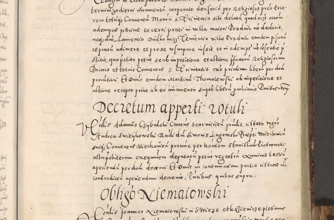 Zdjęcie nr 50 dla obiektu archiwalnego: Acta actorum causarum tam diffinitivarum quam interloquutoriarum sententiarum decretorum obligationum quietatorum constuorum pro reverendum coram Reverendo Domino Alberto Nininski Custode Sandecensis Canonico et Archipresbitero Viccarioque in Spiritualibus ac Officiali Generali Cracoviensis ad Annum Domini Millesimum Qumgentesimum Septuagentesimum Nonum cuius Judictio septima Pontificat SS. nostri Domini Gregory pp. tredecimi Anno septimo inchoantur faliciter