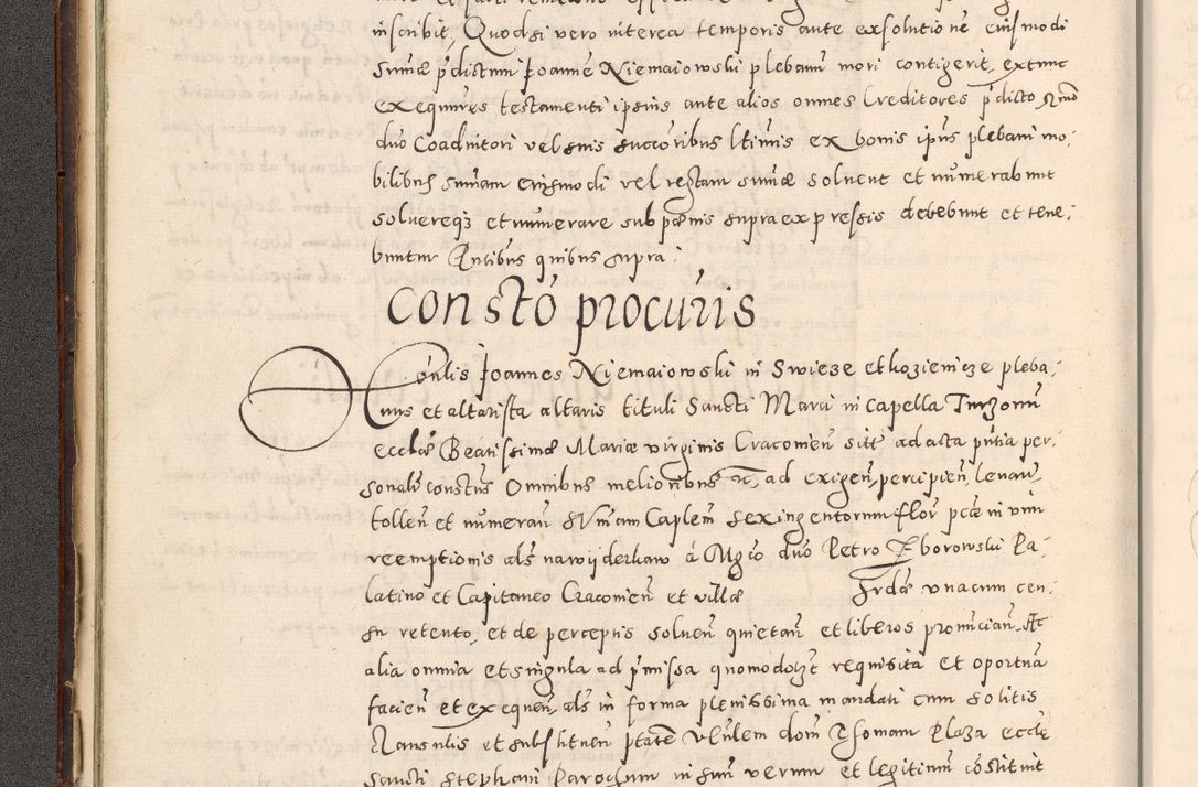 Zdjęcie nr 51 dla obiektu archiwalnego: Acta actorum causarum tam diffinitivarum quam interloquutoriarum sententiarum decretorum obligationum quietatorum constuorum pro reverendum coram Reverendo Domino Alberto Nininski Custode Sandecensis Canonico et Archipresbitero Viccarioque in Spiritualibus ac Officiali Generali Cracoviensis ad Annum Domini Millesimum Qumgentesimum Septuagentesimum Nonum cuius Judictio septima Pontificat SS. nostri Domini Gregory pp. tredecimi Anno septimo inchoantur faliciter