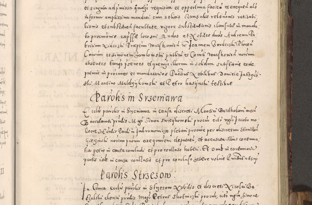 Zdjęcie nr 24 dla obiektu archiwalnego: Acta actorum causarum tam diffinitivarum quam interloquutoriarum sententiarum decretorum obligationum quietatorum constuorum pro reverendum coram Reverendo Domino Alberto Nininski Custode Sandecensis Canonico et Archipresbitero Viccarioque in Spiritualibus ac Officiali Generali Cracoviensis ad Annum Domini Millesimum Qumgentesimum Septuagentesimum Nonum cuius Judictio septima Pontificat SS. nostri Domini Gregory pp. tredecimi Anno septimo inchoantur faliciter