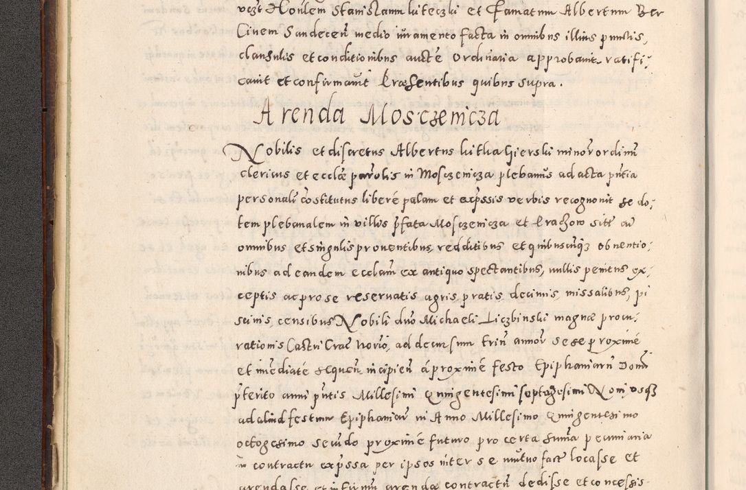 Zdjęcie nr 19 dla obiektu archiwalnego: Acta actorum causarum tam diffinitivarum quam interloquutoriarum sententiarum decretorum obligationum quietatorum constuorum pro reverendum coram Reverendo Domino Alberto Nininski Custode Sandecensis Canonico et Archipresbitero Viccarioque in Spiritualibus ac Officiali Generali Cracoviensis ad Annum Domini Millesimum Qumgentesimum Septuagentesimum Nonum cuius Judictio septima Pontificat SS. nostri Domini Gregory pp. tredecimi Anno septimo inchoantur faliciter