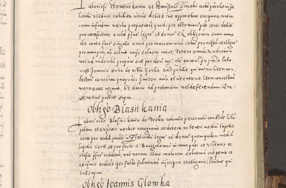 Zdjęcie nr 26 dla obiektu archiwalnego: Acta actorum causarum tam diffinitivarum quam interloquutoriarum sententiarum decretorum obligationum quietatorum constuorum pro reverendum coram Reverendo Domino Alberto Nininski Custode Sandecensis Canonico et Archipresbitero Viccarioque in Spiritualibus ac Officiali Generali Cracoviensis ad Annum Domini Millesimum Qumgentesimum Septuagentesimum Nonum cuius Judictio septima Pontificat SS. nostri Domini Gregory pp. tredecimi Anno septimo inchoantur faliciter