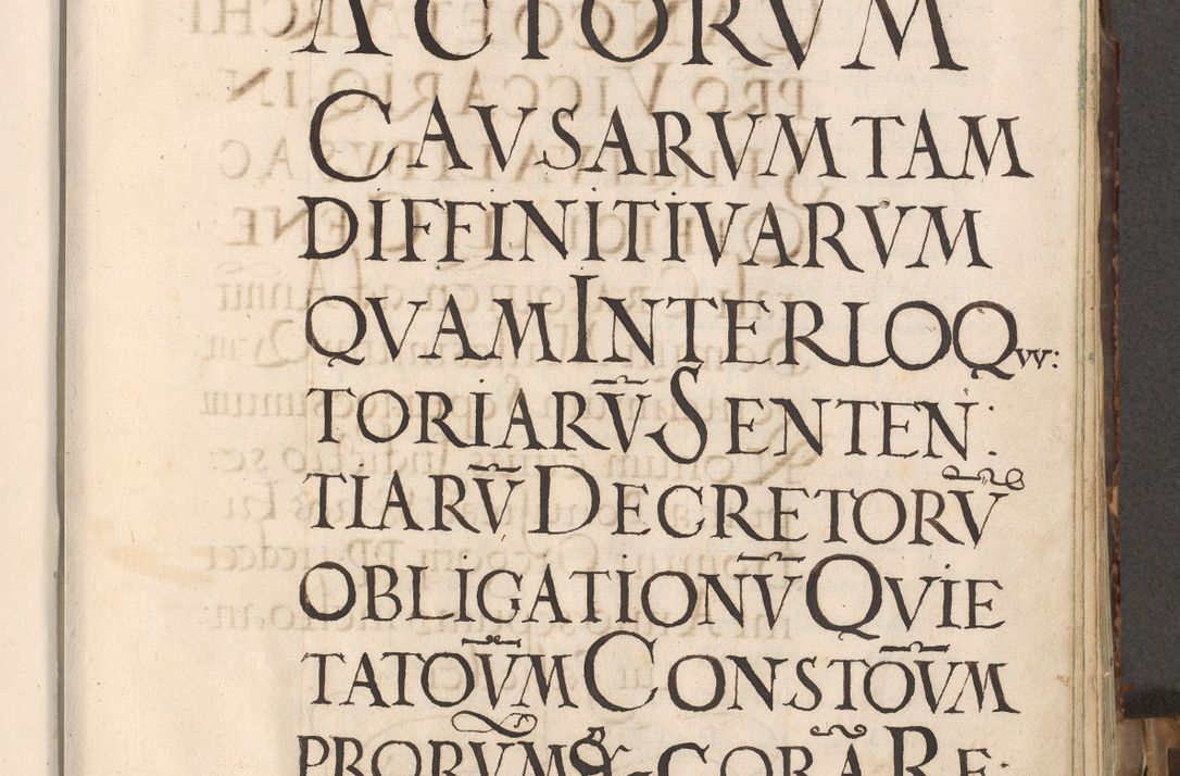 Zdjęcie nr 6 dla obiektu archiwalnego: Acta actorum causarum tam diffinitivarum quam interloquutoriarum sententiarum decretorum obligationum quietatorum constuorum pro reverendum coram Reverendo Domino Alberto Nininski Custode Sandecensis Canonico et Archipresbitero Viccarioque in Spiritualibus ac Officiali Generali Cracoviensis ad Annum Domini Millesimum Qumgentesimum Septuagentesimum Nonum cuius Judictio septima Pontificat SS. nostri Domini Gregory pp. tredecimi Anno septimo inchoantur faliciter