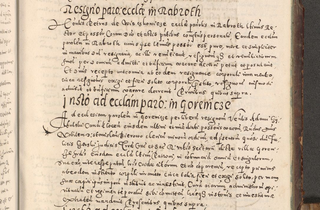Zdjęcie nr 538 dla obiektu archiwalnego: Acta actorum causarum tam diffinitivarum quam interloquutoriarum sententiarum decretorum obligationum quietatorum constuorum pro reverendum coram Reverendo Domino Alberto Nininski Custode Sandecensis Canonico et Archipresbitero Viccarioque in Spiritualibus ac Officiali Generali Cracoviensis ad Annum Domini Millesimum Qumgentesimum Septuagentesimum Nonum cuius Judictio septima Pontificat SS. nostri Domini Gregory pp. tredecimi Anno septimo inchoantur faliciter