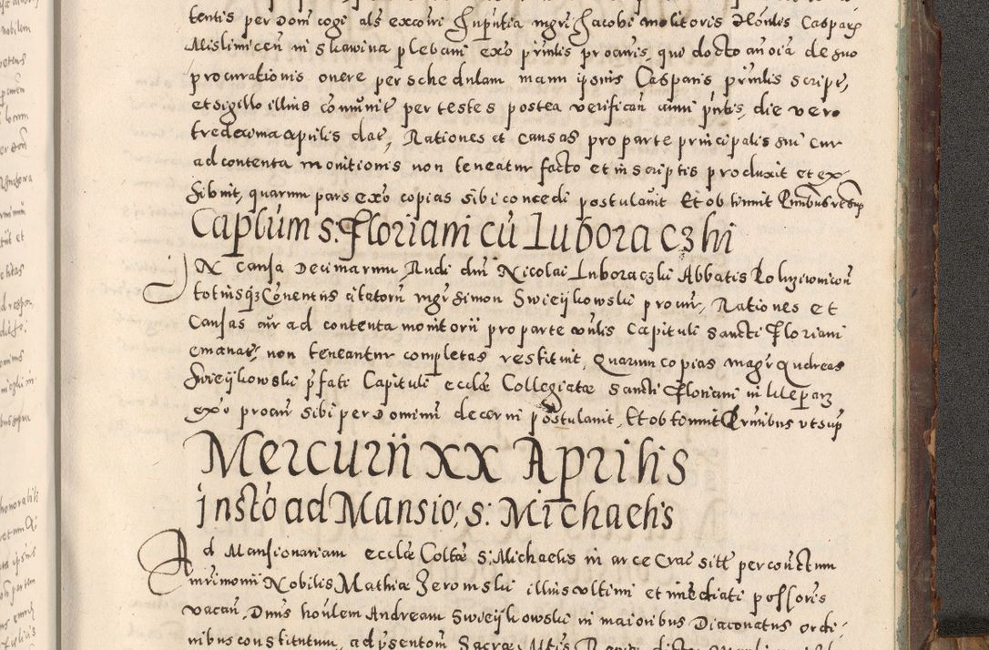 Zdjęcie nr 540 dla obiektu archiwalnego: Acta actorum causarum tam diffinitivarum quam interloquutoriarum sententiarum decretorum obligationum quietatorum constuorum pro reverendum coram Reverendo Domino Alberto Nininski Custode Sandecensis Canonico et Archipresbitero Viccarioque in Spiritualibus ac Officiali Generali Cracoviensis ad Annum Domini Millesimum Qumgentesimum Septuagentesimum Nonum cuius Judictio septima Pontificat SS. nostri Domini Gregory pp. tredecimi Anno septimo inchoantur faliciter