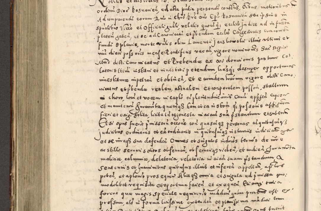 Zdjęcie nr 537 dla obiektu archiwalnego: Acta actorum causarum tam diffinitivarum quam interloquutoriarum sententiarum decretorum obligationum quietatorum constuorum pro reverendum coram Reverendo Domino Alberto Nininski Custode Sandecensis Canonico et Archipresbitero Viccarioque in Spiritualibus ac Officiali Generali Cracoviensis ad Annum Domini Millesimum Qumgentesimum Septuagentesimum Nonum cuius Judictio septima Pontificat SS. nostri Domini Gregory pp. tredecimi Anno septimo inchoantur faliciter