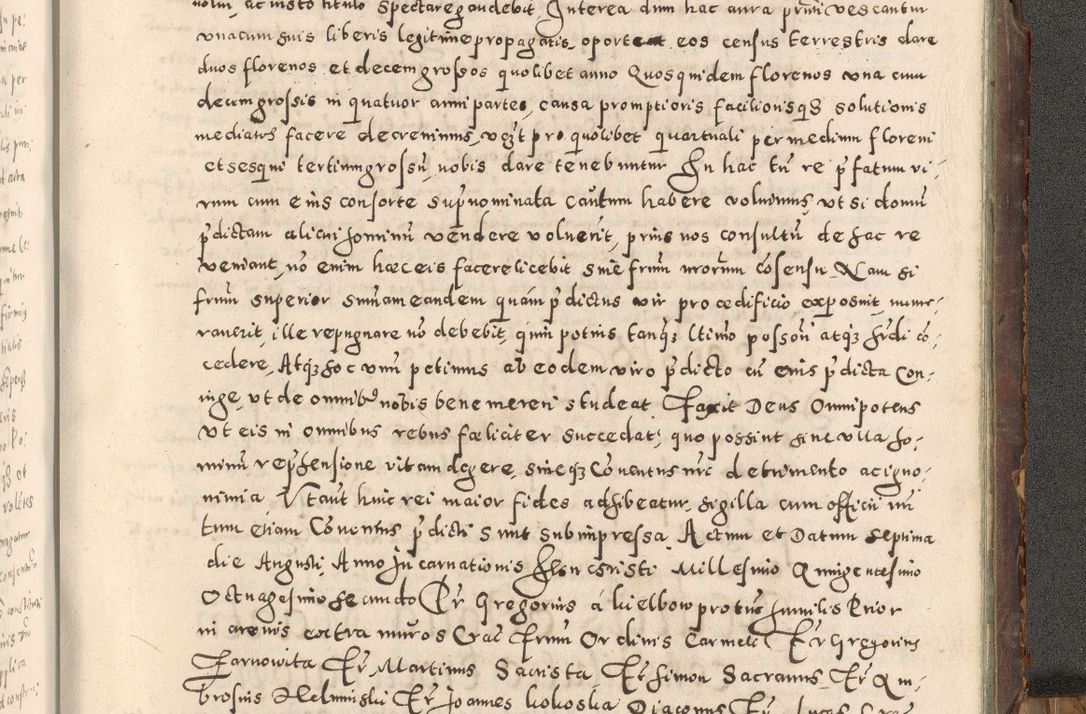 Zdjęcie nr 528 dla obiektu archiwalnego: Acta actorum causarum tam diffinitivarum quam interloquutoriarum sententiarum decretorum obligationum quietatorum constuorum pro reverendum coram Reverendo Domino Alberto Nininski Custode Sandecensis Canonico et Archipresbitero Viccarioque in Spiritualibus ac Officiali Generali Cracoviensis ad Annum Domini Millesimum Qumgentesimum Septuagentesimum Nonum cuius Judictio septima Pontificat SS. nostri Domini Gregory pp. tredecimi Anno septimo inchoantur faliciter