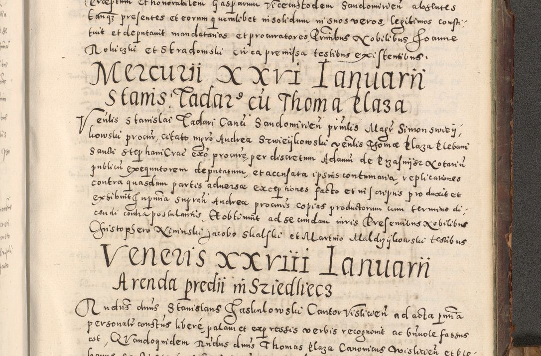 Zdjęcie nr 522 dla obiektu archiwalnego: Acta actorum causarum tam diffinitivarum quam interloquutoriarum sententiarum decretorum obligationum quietatorum constuorum pro reverendum coram Reverendo Domino Alberto Nininski Custode Sandecensis Canonico et Archipresbitero Viccarioque in Spiritualibus ac Officiali Generali Cracoviensis ad Annum Domini Millesimum Qumgentesimum Septuagentesimum Nonum cuius Judictio septima Pontificat SS. nostri Domini Gregory pp. tredecimi Anno septimo inchoantur faliciter