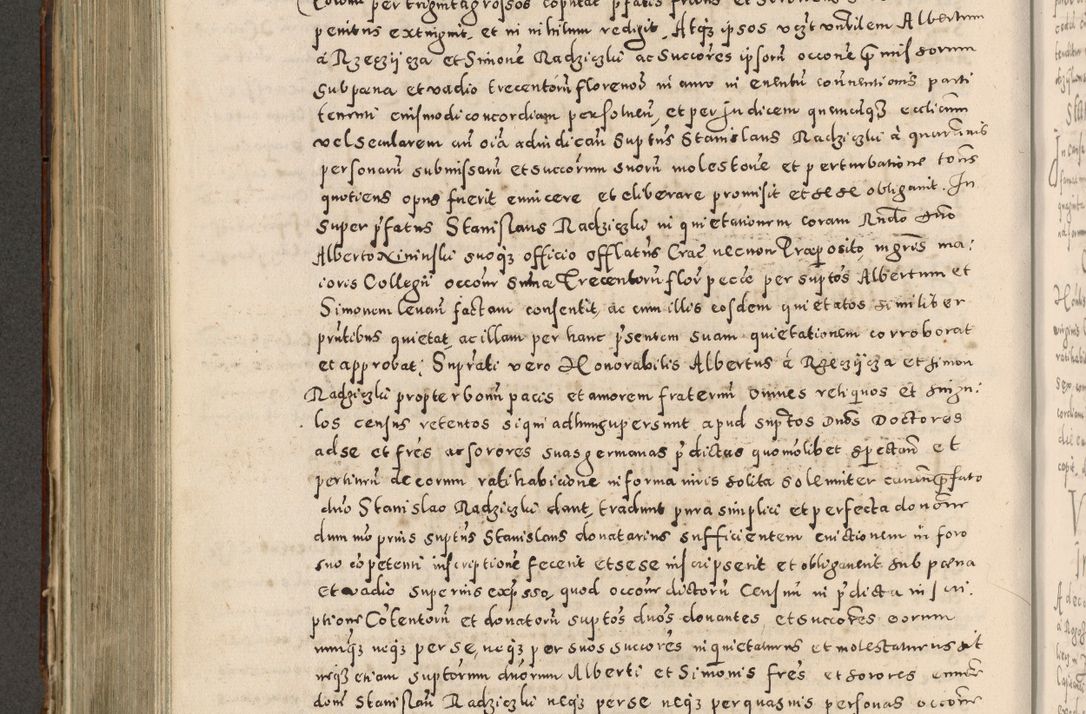 Zdjęcie nr 513 dla obiektu archiwalnego: Acta actorum causarum tam diffinitivarum quam interloquutoriarum sententiarum decretorum obligationum quietatorum constuorum pro reverendum coram Reverendo Domino Alberto Nininski Custode Sandecensis Canonico et Archipresbitero Viccarioque in Spiritualibus ac Officiali Generali Cracoviensis ad Annum Domini Millesimum Qumgentesimum Septuagentesimum Nonum cuius Judictio septima Pontificat SS. nostri Domini Gregory pp. tredecimi Anno septimo inchoantur faliciter