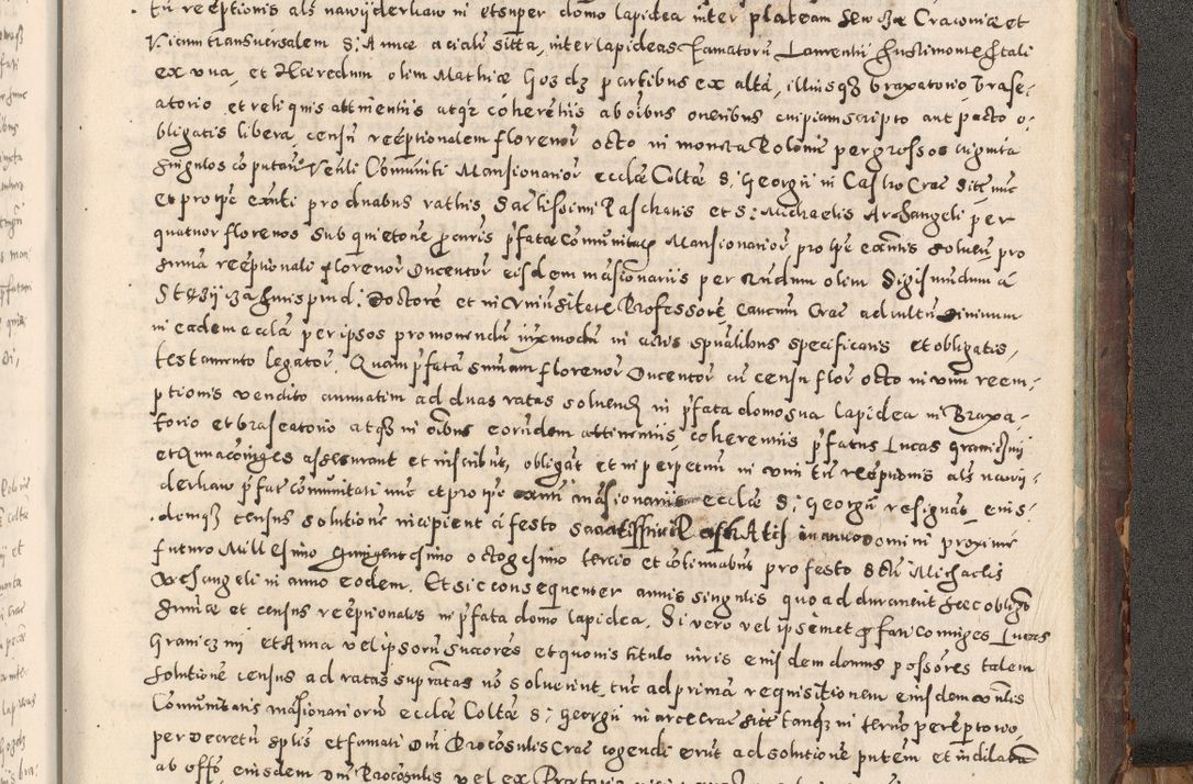 Zdjęcie nr 510 dla obiektu archiwalnego: Acta actorum causarum tam diffinitivarum quam interloquutoriarum sententiarum decretorum obligationum quietatorum constuorum pro reverendum coram Reverendo Domino Alberto Nininski Custode Sandecensis Canonico et Archipresbitero Viccarioque in Spiritualibus ac Officiali Generali Cracoviensis ad Annum Domini Millesimum Qumgentesimum Septuagentesimum Nonum cuius Judictio septima Pontificat SS. nostri Domini Gregory pp. tredecimi Anno septimo inchoantur faliciter