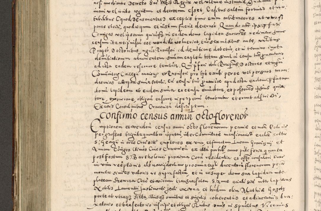 Zdjęcie nr 509 dla obiektu archiwalnego: Acta actorum causarum tam diffinitivarum quam interloquutoriarum sententiarum decretorum obligationum quietatorum constuorum pro reverendum coram Reverendo Domino Alberto Nininski Custode Sandecensis Canonico et Archipresbitero Viccarioque in Spiritualibus ac Officiali Generali Cracoviensis ad Annum Domini Millesimum Qumgentesimum Septuagentesimum Nonum cuius Judictio septima Pontificat SS. nostri Domini Gregory pp. tredecimi Anno septimo inchoantur faliciter