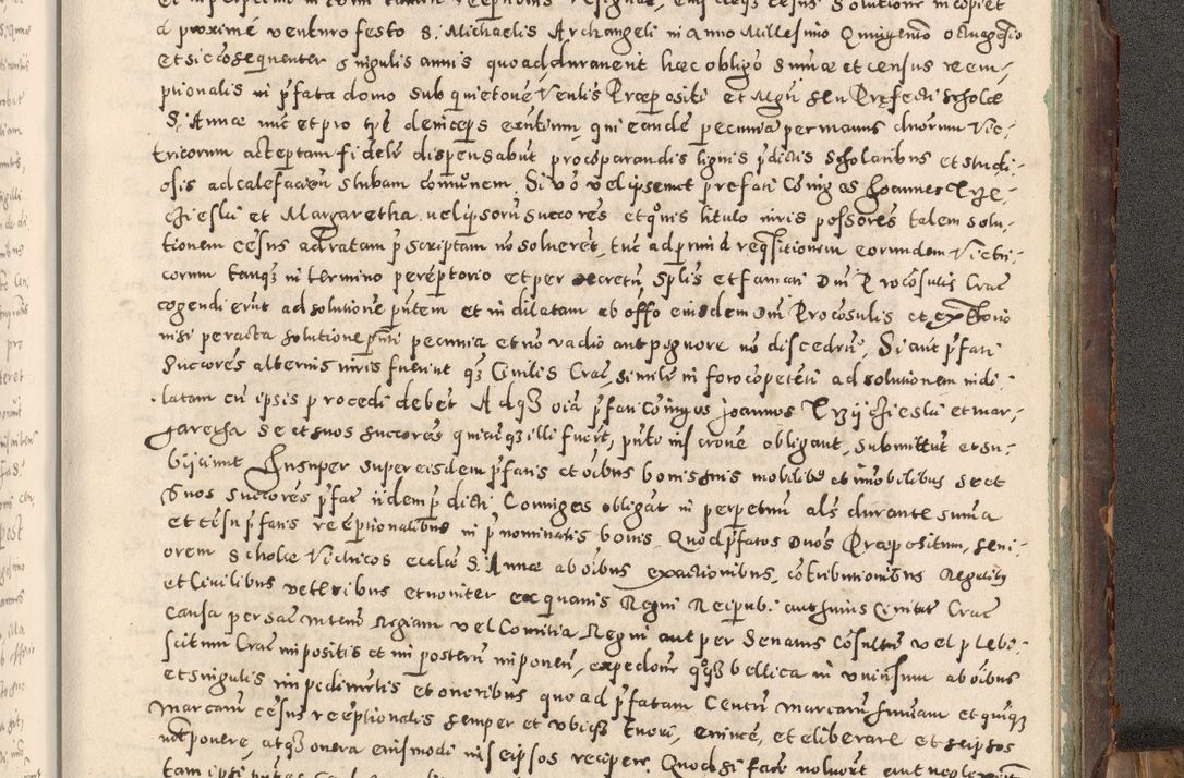 Zdjęcie nr 502 dla obiektu archiwalnego: Acta actorum causarum tam diffinitivarum quam interloquutoriarum sententiarum decretorum obligationum quietatorum constuorum pro reverendum coram Reverendo Domino Alberto Nininski Custode Sandecensis Canonico et Archipresbitero Viccarioque in Spiritualibus ac Officiali Generali Cracoviensis ad Annum Domini Millesimum Qumgentesimum Septuagentesimum Nonum cuius Judictio septima Pontificat SS. nostri Domini Gregory pp. tredecimi Anno septimo inchoantur faliciter