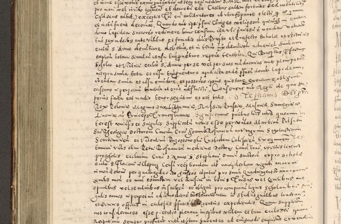 Zdjęcie nr 503 dla obiektu archiwalnego: Acta actorum causarum tam diffinitivarum quam interloquutoriarum sententiarum decretorum obligationum quietatorum constuorum pro reverendum coram Reverendo Domino Alberto Nininski Custode Sandecensis Canonico et Archipresbitero Viccarioque in Spiritualibus ac Officiali Generali Cracoviensis ad Annum Domini Millesimum Qumgentesimum Septuagentesimum Nonum cuius Judictio septima Pontificat SS. nostri Domini Gregory pp. tredecimi Anno septimo inchoantur faliciter