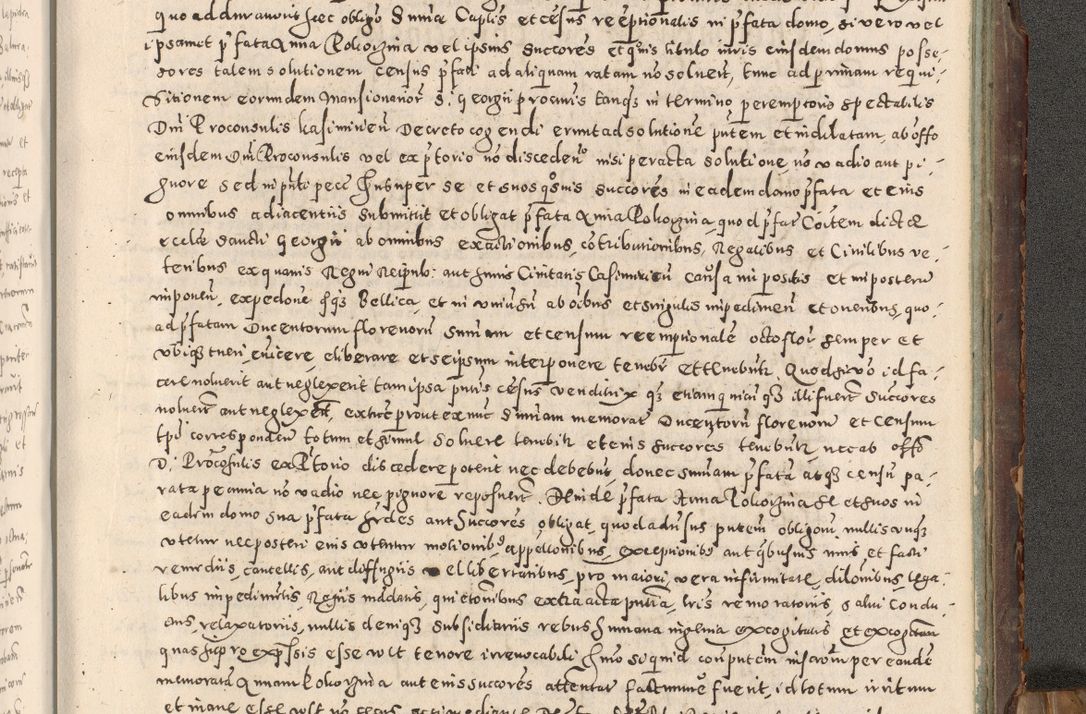 Zdjęcie nr 498 dla obiektu archiwalnego: Acta actorum causarum tam diffinitivarum quam interloquutoriarum sententiarum decretorum obligationum quietatorum constuorum pro reverendum coram Reverendo Domino Alberto Nininski Custode Sandecensis Canonico et Archipresbitero Viccarioque in Spiritualibus ac Officiali Generali Cracoviensis ad Annum Domini Millesimum Qumgentesimum Septuagentesimum Nonum cuius Judictio septima Pontificat SS. nostri Domini Gregory pp. tredecimi Anno septimo inchoantur faliciter