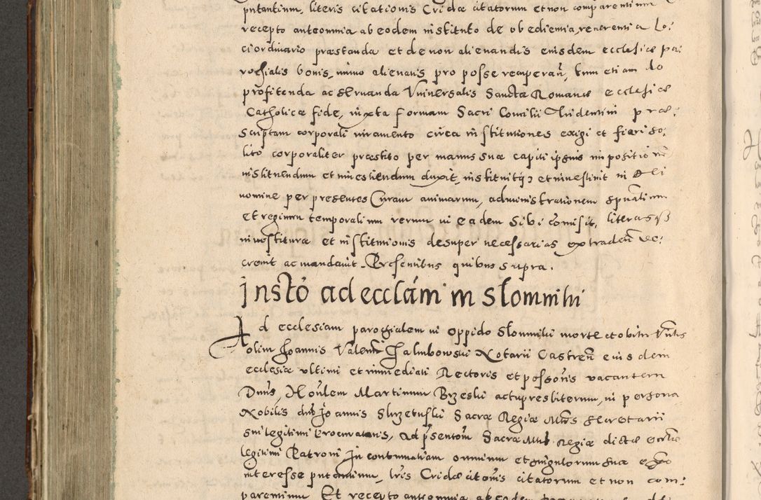 Zdjęcie nr 493 dla obiektu archiwalnego: Acta actorum causarum tam diffinitivarum quam interloquutoriarum sententiarum decretorum obligationum quietatorum constuorum pro reverendum coram Reverendo Domino Alberto Nininski Custode Sandecensis Canonico et Archipresbitero Viccarioque in Spiritualibus ac Officiali Generali Cracoviensis ad Annum Domini Millesimum Qumgentesimum Septuagentesimum Nonum cuius Judictio septima Pontificat SS. nostri Domini Gregory pp. tredecimi Anno septimo inchoantur faliciter