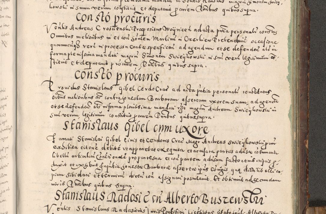 Zdjęcie nr 490 dla obiektu archiwalnego: Acta actorum causarum tam diffinitivarum quam interloquutoriarum sententiarum decretorum obligationum quietatorum constuorum pro reverendum coram Reverendo Domino Alberto Nininski Custode Sandecensis Canonico et Archipresbitero Viccarioque in Spiritualibus ac Officiali Generali Cracoviensis ad Annum Domini Millesimum Qumgentesimum Septuagentesimum Nonum cuius Judictio septima Pontificat SS. nostri Domini Gregory pp. tredecimi Anno septimo inchoantur faliciter