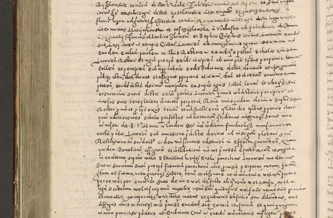 Zdjęcie nr 481 dla obiektu archiwalnego: Acta actorum causarum tam diffinitivarum quam interloquutoriarum sententiarum decretorum obligationum quietatorum constuorum pro reverendum coram Reverendo Domino Alberto Nininski Custode Sandecensis Canonico et Archipresbitero Viccarioque in Spiritualibus ac Officiali Generali Cracoviensis ad Annum Domini Millesimum Qumgentesimum Septuagentesimum Nonum cuius Judictio septima Pontificat SS. nostri Domini Gregory pp. tredecimi Anno septimo inchoantur faliciter