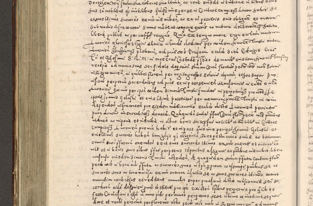 Zdjęcie nr 477 dla obiektu archiwalnego: Acta actorum causarum tam diffinitivarum quam interloquutoriarum sententiarum decretorum obligationum quietatorum constuorum pro reverendum coram Reverendo Domino Alberto Nininski Custode Sandecensis Canonico et Archipresbitero Viccarioque in Spiritualibus ac Officiali Generali Cracoviensis ad Annum Domini Millesimum Qumgentesimum Septuagentesimum Nonum cuius Judictio septima Pontificat SS. nostri Domini Gregory pp. tredecimi Anno septimo inchoantur faliciter