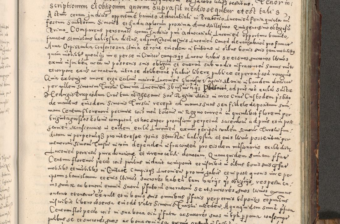 Zdjęcie nr 466 dla obiektu archiwalnego: Acta actorum causarum tam diffinitivarum quam interloquutoriarum sententiarum decretorum obligationum quietatorum constuorum pro reverendum coram Reverendo Domino Alberto Nininski Custode Sandecensis Canonico et Archipresbitero Viccarioque in Spiritualibus ac Officiali Generali Cracoviensis ad Annum Domini Millesimum Qumgentesimum Septuagentesimum Nonum cuius Judictio septima Pontificat SS. nostri Domini Gregory pp. tredecimi Anno septimo inchoantur faliciter