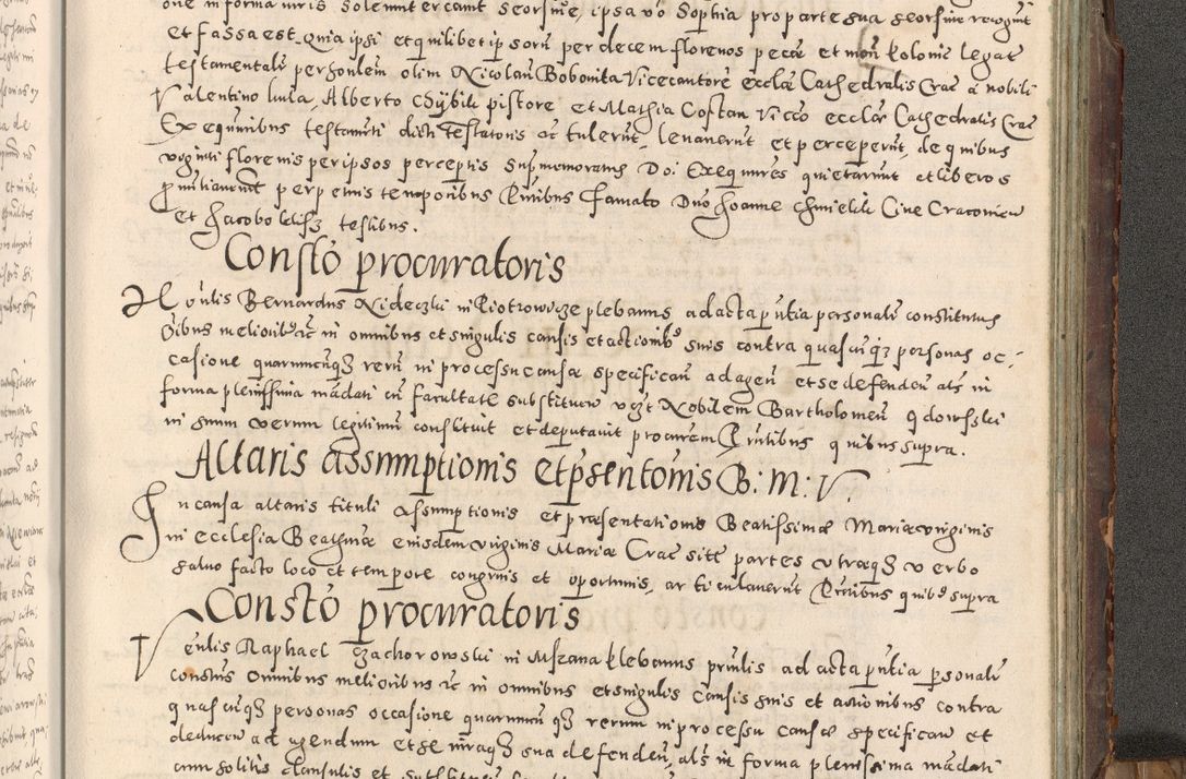 Zdjęcie nr 456 dla obiektu archiwalnego: Acta actorum causarum tam diffinitivarum quam interloquutoriarum sententiarum decretorum obligationum quietatorum constuorum pro reverendum coram Reverendo Domino Alberto Nininski Custode Sandecensis Canonico et Archipresbitero Viccarioque in Spiritualibus ac Officiali Generali Cracoviensis ad Annum Domini Millesimum Qumgentesimum Septuagentesimum Nonum cuius Judictio septima Pontificat SS. nostri Domini Gregory pp. tredecimi Anno septimo inchoantur faliciter