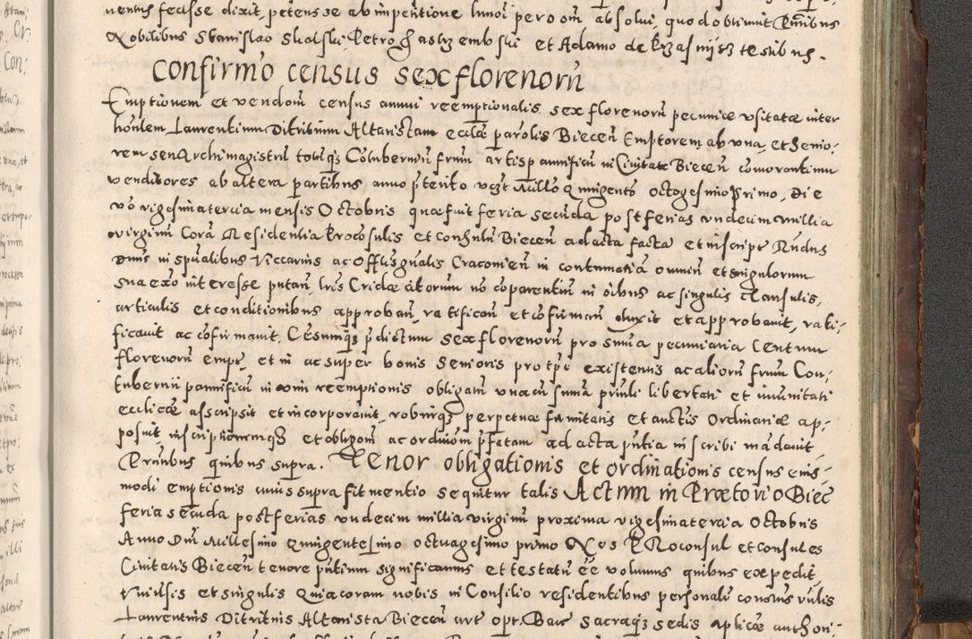 Zdjęcie nr 434 dla obiektu archiwalnego: Acta actorum causarum tam diffinitivarum quam interloquutoriarum sententiarum decretorum obligationum quietatorum constuorum pro reverendum coram Reverendo Domino Alberto Nininski Custode Sandecensis Canonico et Archipresbitero Viccarioque in Spiritualibus ac Officiali Generali Cracoviensis ad Annum Domini Millesimum Qumgentesimum Septuagentesimum Nonum cuius Judictio septima Pontificat SS. nostri Domini Gregory pp. tredecimi Anno septimo inchoantur faliciter