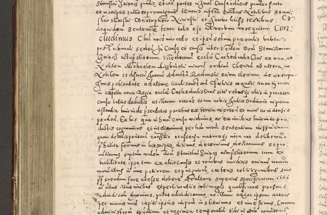 Zdjęcie nr 433 dla obiektu archiwalnego: Acta actorum causarum tam diffinitivarum quam interloquutoriarum sententiarum decretorum obligationum quietatorum constuorum pro reverendum coram Reverendo Domino Alberto Nininski Custode Sandecensis Canonico et Archipresbitero Viccarioque in Spiritualibus ac Officiali Generali Cracoviensis ad Annum Domini Millesimum Qumgentesimum Septuagentesimum Nonum cuius Judictio septima Pontificat SS. nostri Domini Gregory pp. tredecimi Anno septimo inchoantur faliciter