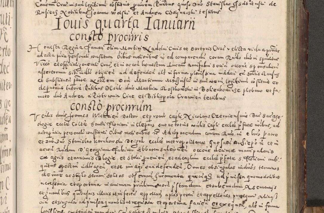 Zdjęcie nr 432 dla obiektu archiwalnego: Acta actorum causarum tam diffinitivarum quam interloquutoriarum sententiarum decretorum obligationum quietatorum constuorum pro reverendum coram Reverendo Domino Alberto Nininski Custode Sandecensis Canonico et Archipresbitero Viccarioque in Spiritualibus ac Officiali Generali Cracoviensis ad Annum Domini Millesimum Qumgentesimum Septuagentesimum Nonum cuius Judictio septima Pontificat SS. nostri Domini Gregory pp. tredecimi Anno septimo inchoantur faliciter