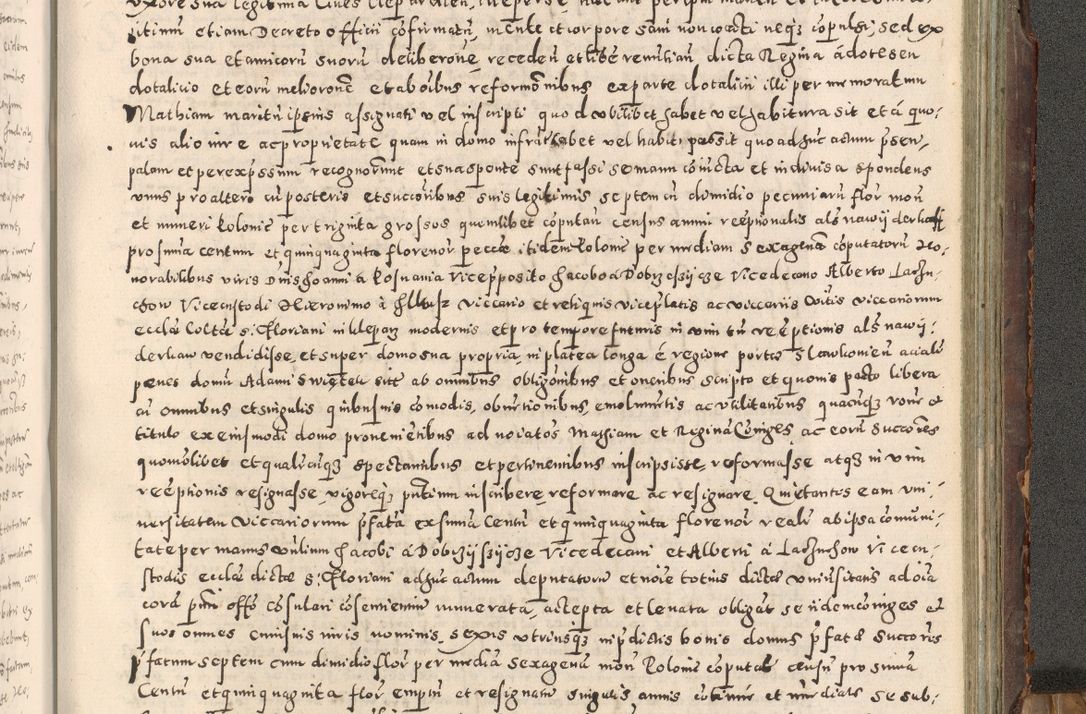 Zdjęcie nr 422 dla obiektu archiwalnego: Acta actorum causarum tam diffinitivarum quam interloquutoriarum sententiarum decretorum obligationum quietatorum constuorum pro reverendum coram Reverendo Domino Alberto Nininski Custode Sandecensis Canonico et Archipresbitero Viccarioque in Spiritualibus ac Officiali Generali Cracoviensis ad Annum Domini Millesimum Qumgentesimum Septuagentesimum Nonum cuius Judictio septima Pontificat SS. nostri Domini Gregory pp. tredecimi Anno septimo inchoantur faliciter
