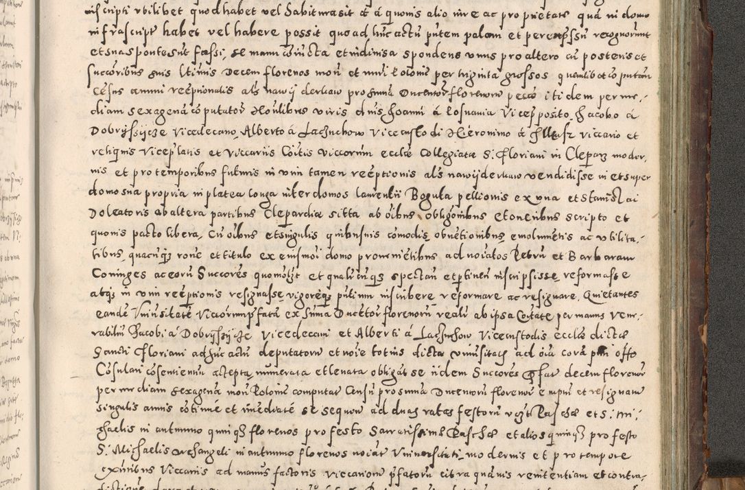 Zdjęcie nr 420 dla obiektu archiwalnego: Acta actorum causarum tam diffinitivarum quam interloquutoriarum sententiarum decretorum obligationum quietatorum constuorum pro reverendum coram Reverendo Domino Alberto Nininski Custode Sandecensis Canonico et Archipresbitero Viccarioque in Spiritualibus ac Officiali Generali Cracoviensis ad Annum Domini Millesimum Qumgentesimum Septuagentesimum Nonum cuius Judictio septima Pontificat SS. nostri Domini Gregory pp. tredecimi Anno septimo inchoantur faliciter