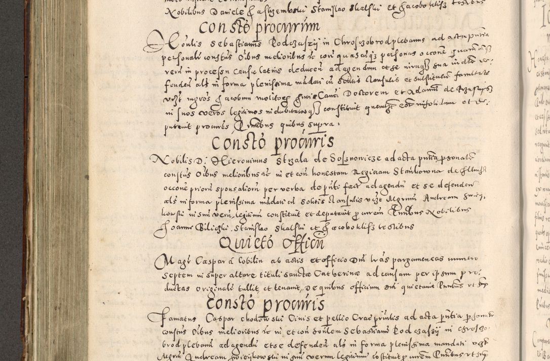 Zdjęcie nr 409 dla obiektu archiwalnego: Acta actorum causarum tam diffinitivarum quam interloquutoriarum sententiarum decretorum obligationum quietatorum constuorum pro reverendum coram Reverendo Domino Alberto Nininski Custode Sandecensis Canonico et Archipresbitero Viccarioque in Spiritualibus ac Officiali Generali Cracoviensis ad Annum Domini Millesimum Qumgentesimum Septuagentesimum Nonum cuius Judictio septima Pontificat SS. nostri Domini Gregory pp. tredecimi Anno septimo inchoantur faliciter