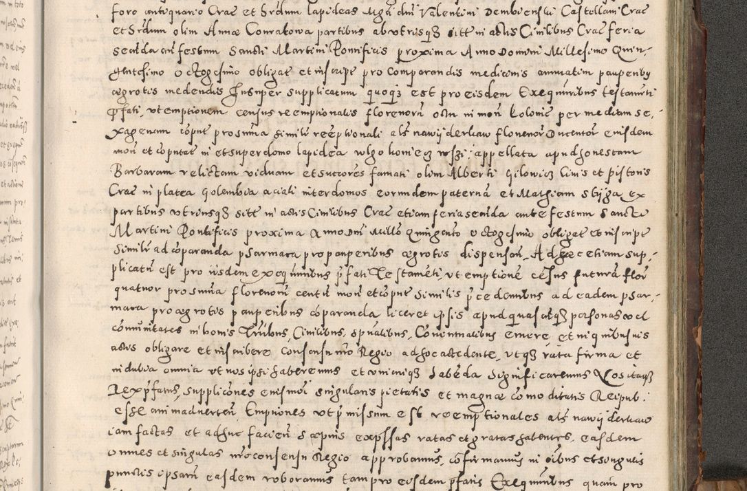 Zdjęcie nr 382 dla obiektu archiwalnego: Acta actorum causarum tam diffinitivarum quam interloquutoriarum sententiarum decretorum obligationum quietatorum constuorum pro reverendum coram Reverendo Domino Alberto Nininski Custode Sandecensis Canonico et Archipresbitero Viccarioque in Spiritualibus ac Officiali Generali Cracoviensis ad Annum Domini Millesimum Qumgentesimum Septuagentesimum Nonum cuius Judictio septima Pontificat SS. nostri Domini Gregory pp. tredecimi Anno septimo inchoantur faliciter