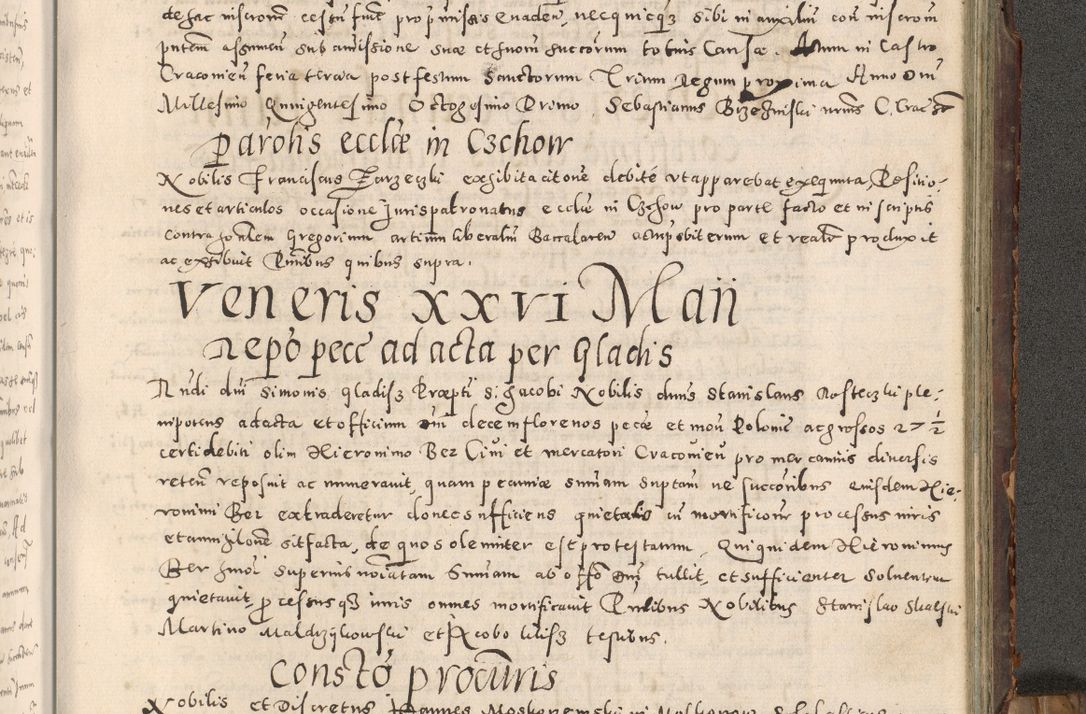 Zdjęcie nr 378 dla obiektu archiwalnego: Acta actorum causarum tam diffinitivarum quam interloquutoriarum sententiarum decretorum obligationum quietatorum constuorum pro reverendum coram Reverendo Domino Alberto Nininski Custode Sandecensis Canonico et Archipresbitero Viccarioque in Spiritualibus ac Officiali Generali Cracoviensis ad Annum Domini Millesimum Qumgentesimum Septuagentesimum Nonum cuius Judictio septima Pontificat SS. nostri Domini Gregory pp. tredecimi Anno septimo inchoantur faliciter