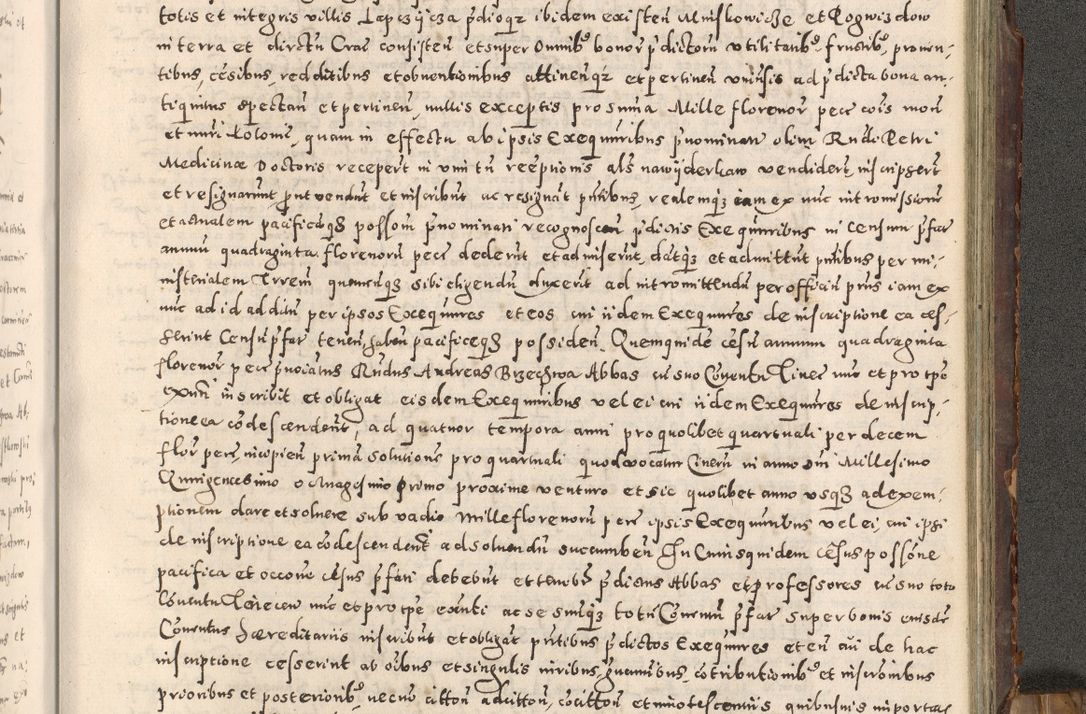 Zdjęcie nr 380 dla obiektu archiwalnego: Acta actorum causarum tam diffinitivarum quam interloquutoriarum sententiarum decretorum obligationum quietatorum constuorum pro reverendum coram Reverendo Domino Alberto Nininski Custode Sandecensis Canonico et Archipresbitero Viccarioque in Spiritualibus ac Officiali Generali Cracoviensis ad Annum Domini Millesimum Qumgentesimum Septuagentesimum Nonum cuius Judictio septima Pontificat SS. nostri Domini Gregory pp. tredecimi Anno septimo inchoantur faliciter